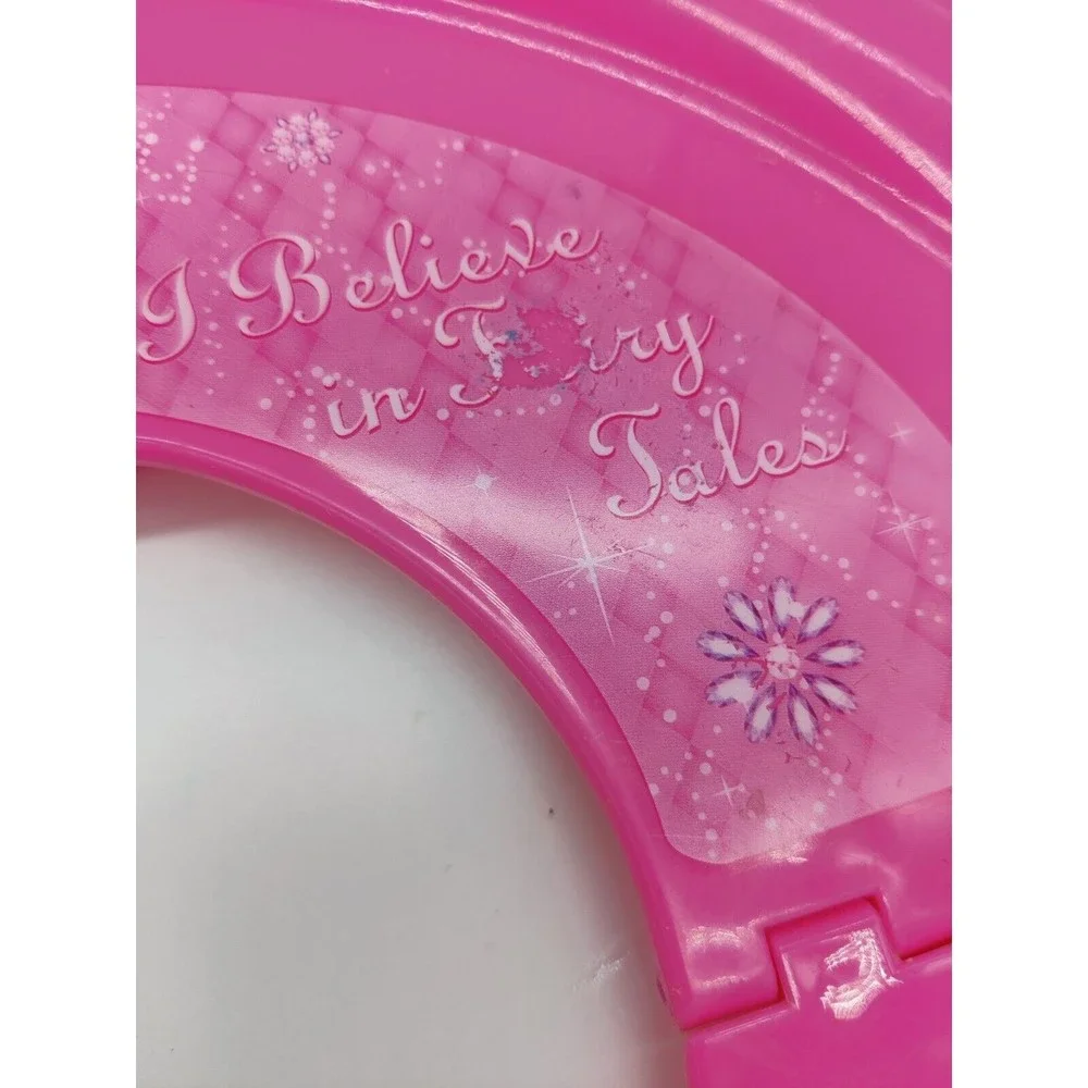 Ginsey Travel Folding Potty Cover Seat Pink Disney Princess Cinderella, Belle,